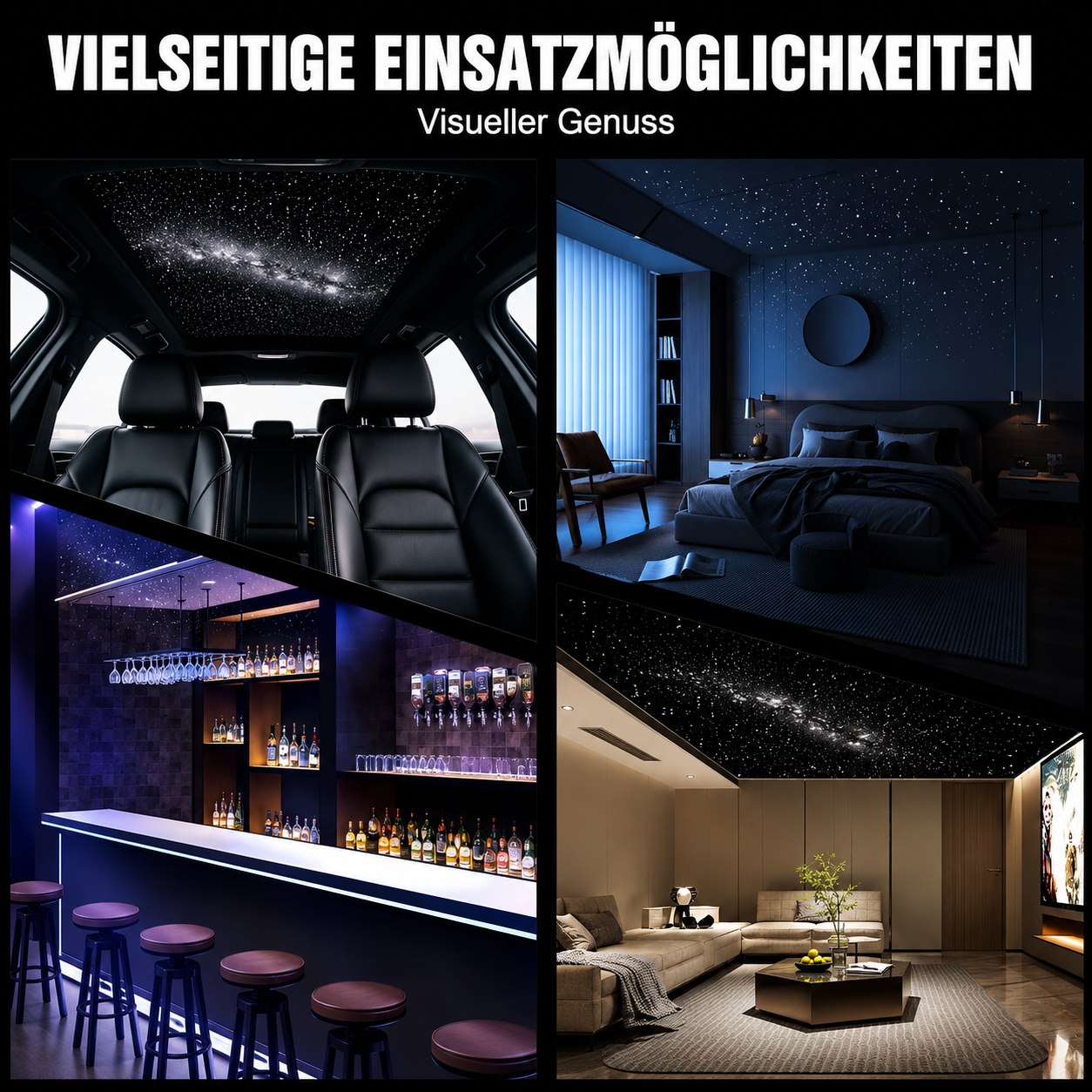 StellaLume™ – Rotierender Sternenhimmel-Projektor für magische Raumstimmung
