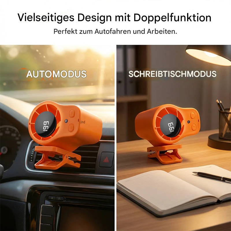 BreezeClip™ – Kompakter Clip-Ventilator für gezielte Abkühlung