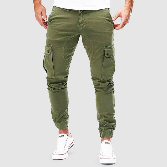Bruno™ | Schlanke Cargohose