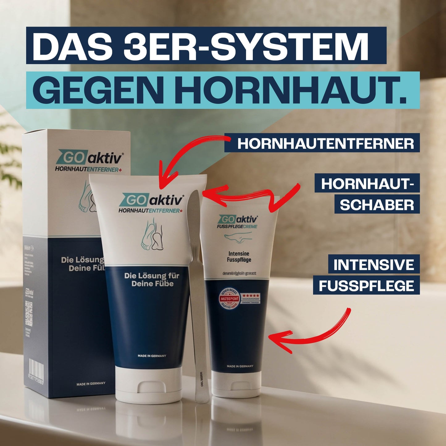 Footelle™ – Sanftes Hornhaut-Gel für weiche Füße