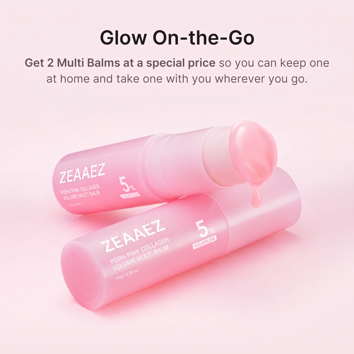 ZEAAEZ | Korean PDRN Pink Collagen Volume Multi Balm | 10g