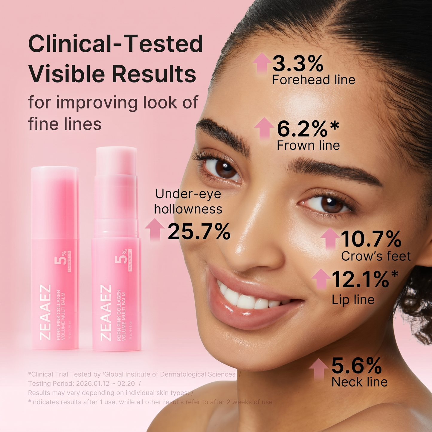ZEAAEZ | Korean PDRN Pink Collagen Volume Multi Balm | 10g
