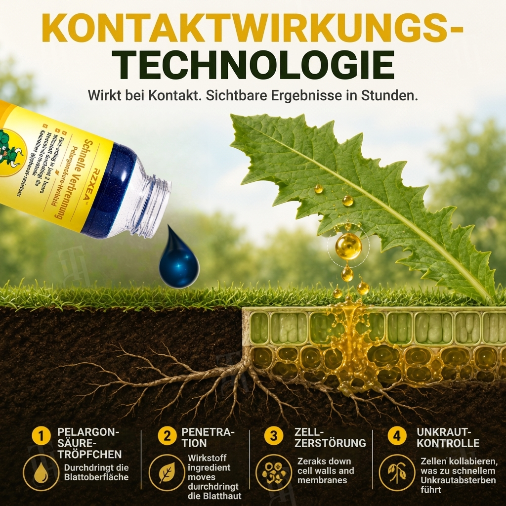 Weedora Pro™ – Schnellwirkender Unkrautvernichter für Gartenflächen