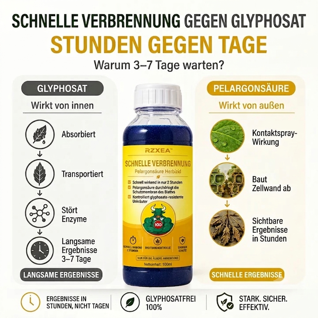 Weedora Pro™ – Schnellwirkender Unkrautvernichter für Gartenflächen