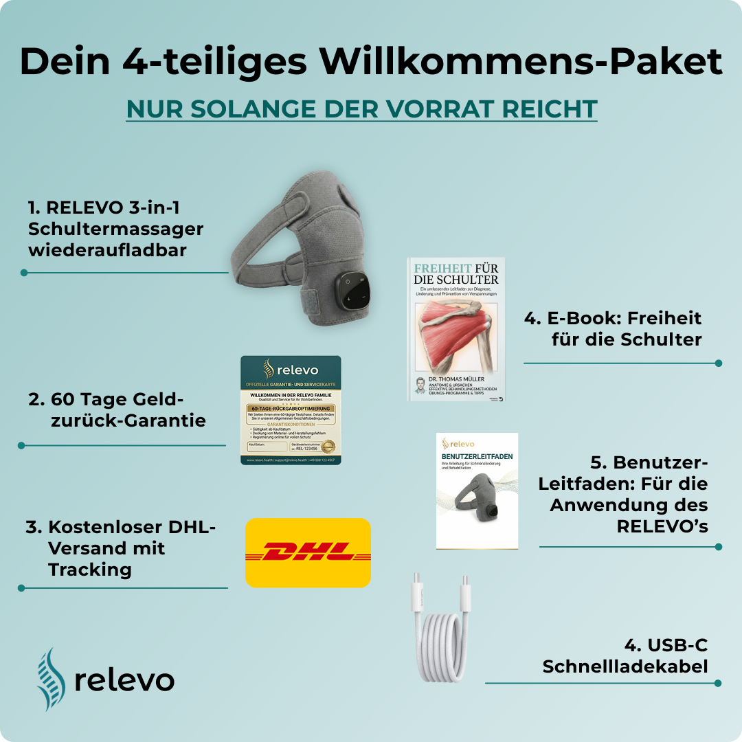 FlexShoulder™ – Schulterstütze für komfortable Entspannung und Unterstützung