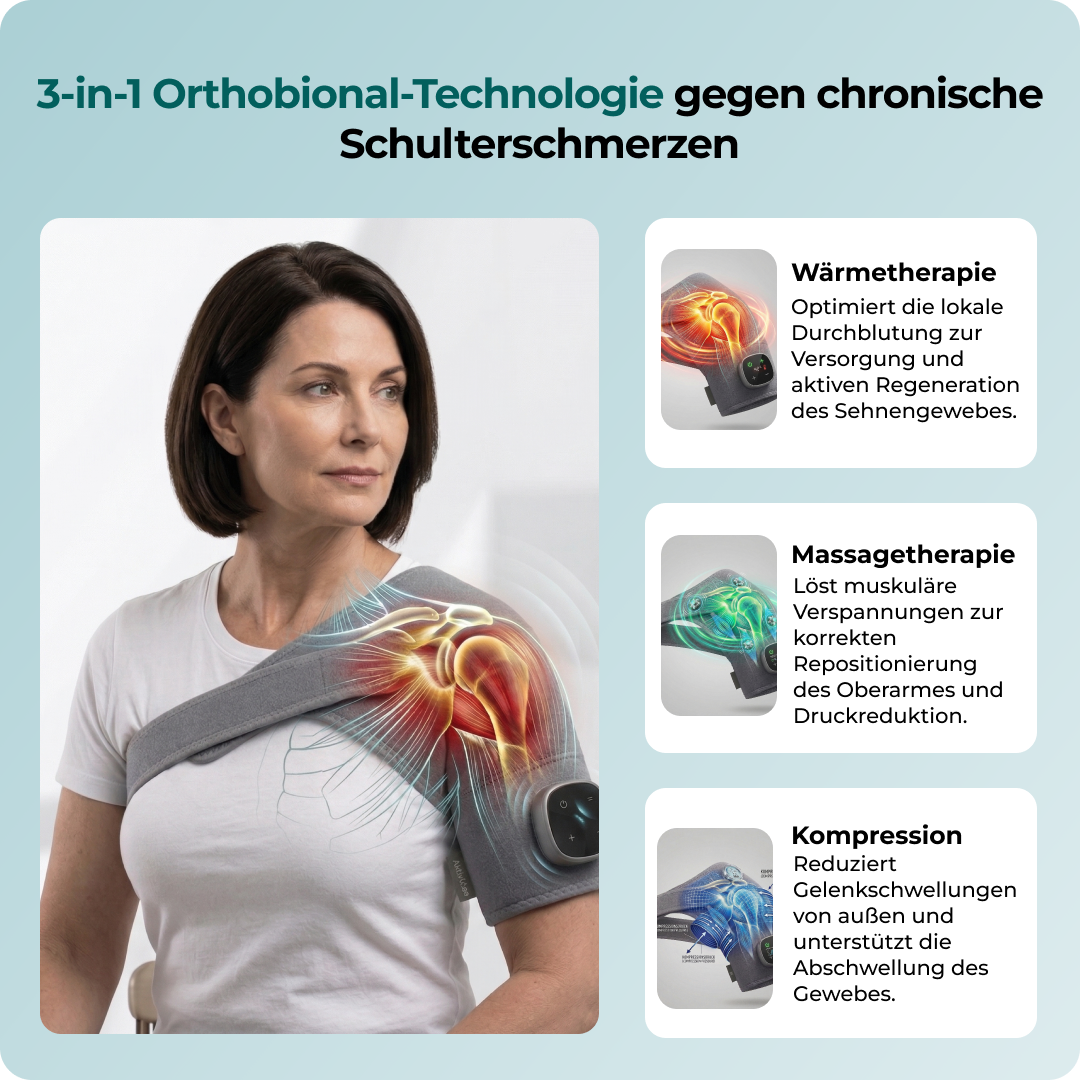 FlexShoulder™ – Schulterstütze für komfortable Entspannung und Unterstützung