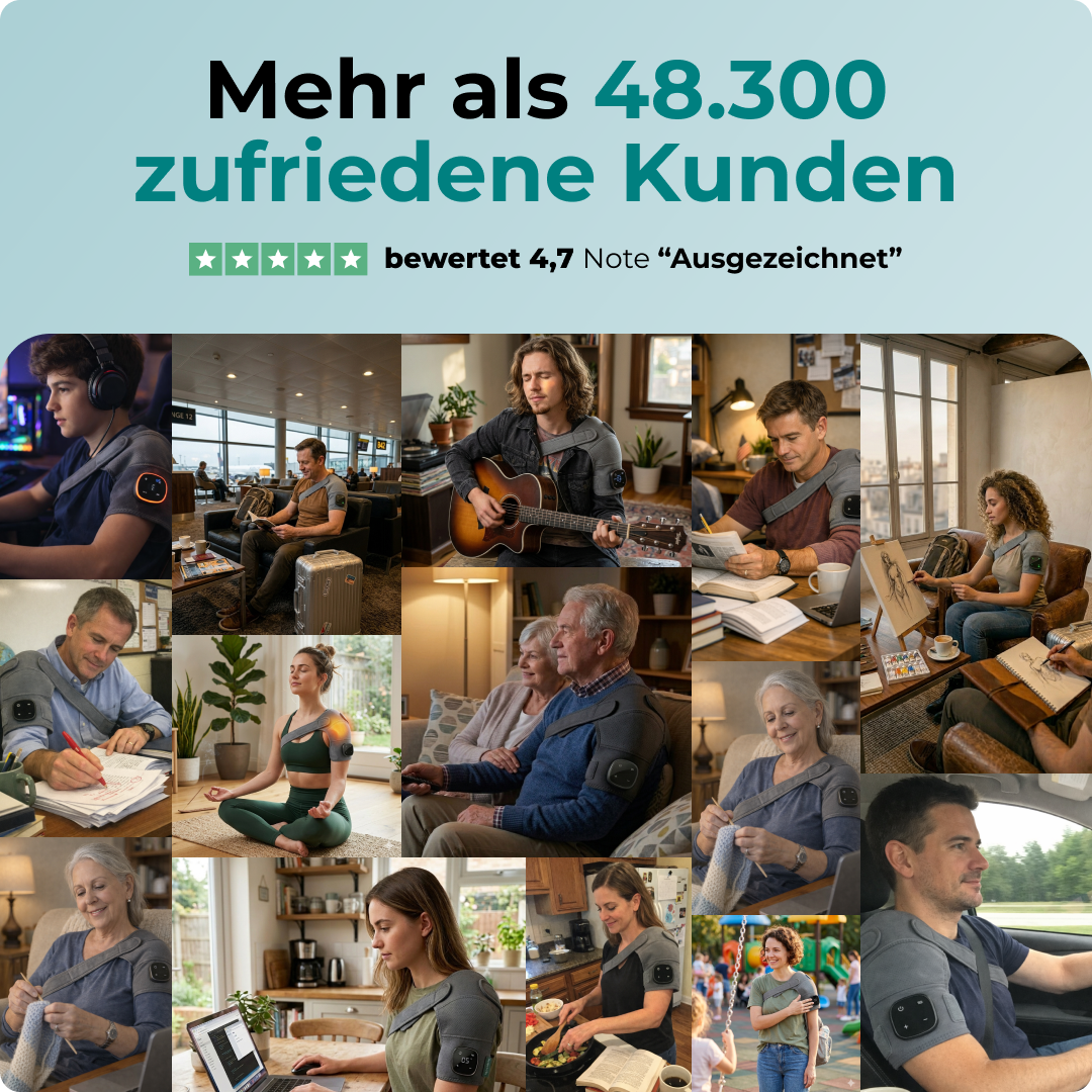 FlexShoulder™ – Schulterstütze für komfortable Entspannung und Unterstützung