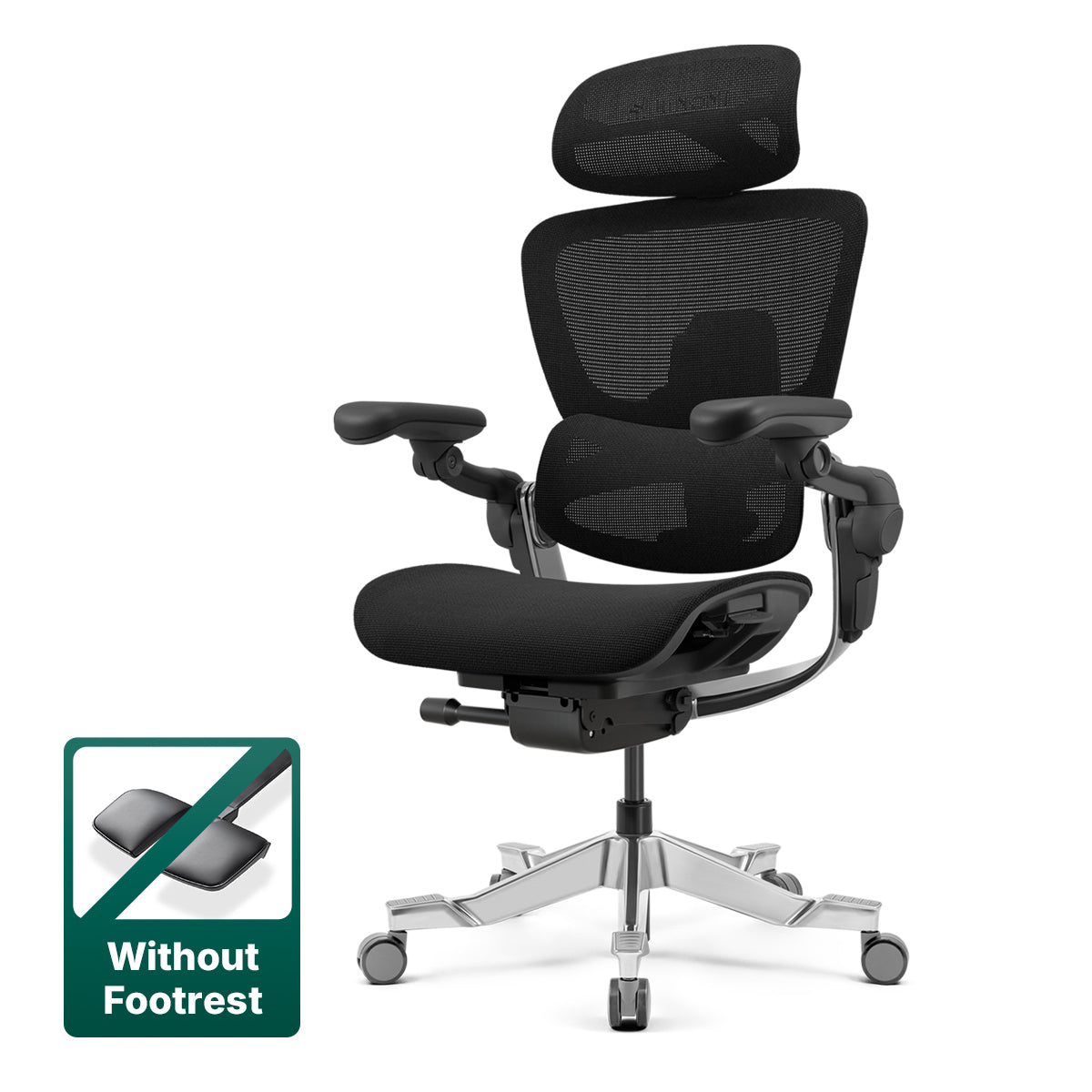 Hinomi H2 Pro Ergonomischer Home-Office-Stuhl mit optionaler Fußstütze – Nachfolger des H1