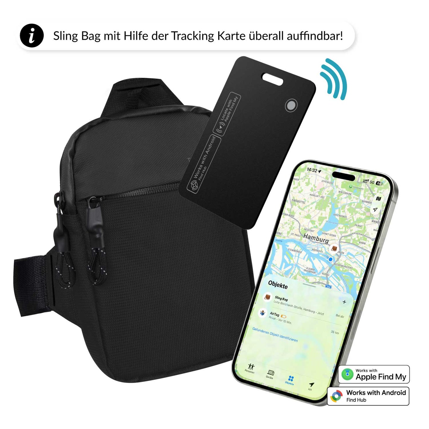 Urbanova™ - Vielseitige Sling Bag für Alltag & Reisen