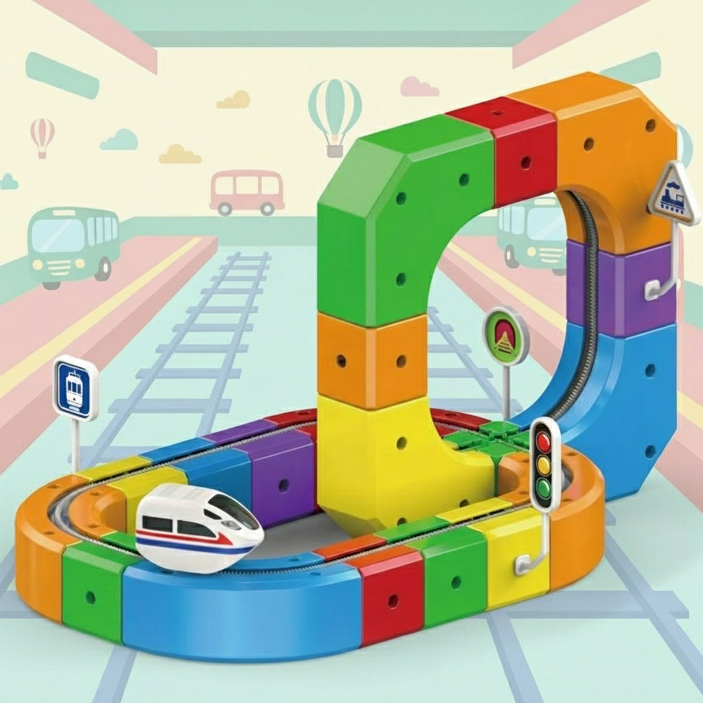 DIY Cube Track – Creatief & Actief | Creatieve DIY Treinbaan