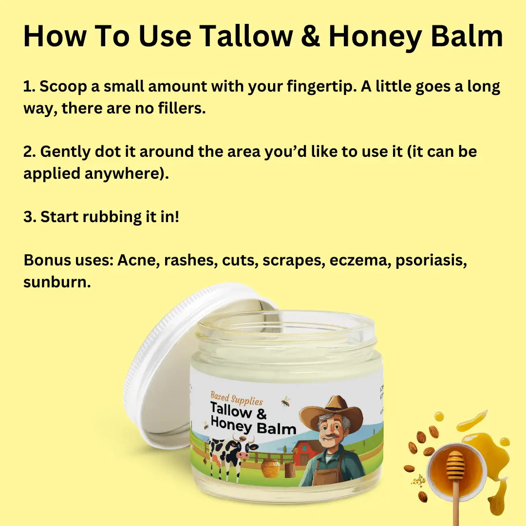 Honevia™ – Feuchtigkeitsspendender Talg-Balsam für weiche, gesund aussehende Haut