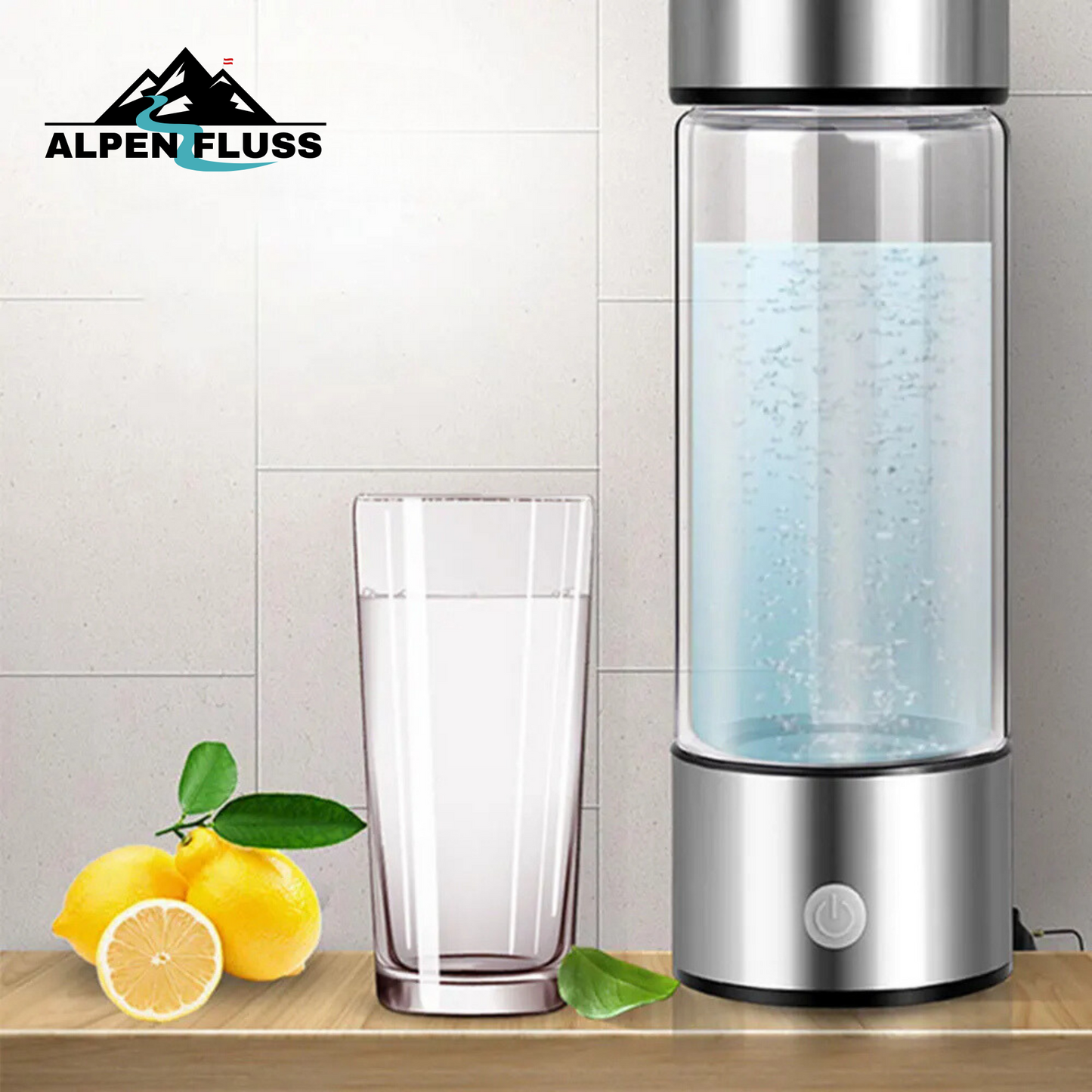 HydroLuxe™ – Premium Wasserstoff-Flasche für Alltag & Sport