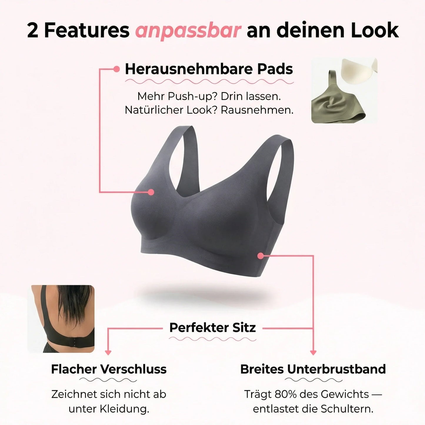 Avelisse™ – Premium Seamless-BH für bequemen Halt den ganzen Tag