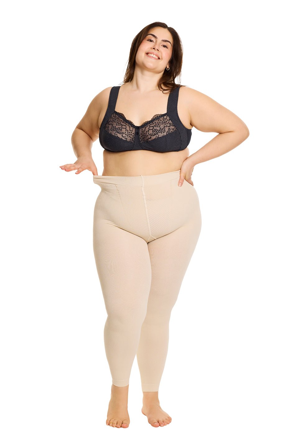 Silber Welle Kompressions Leggings 55-150KG Gewicht Klasse 1