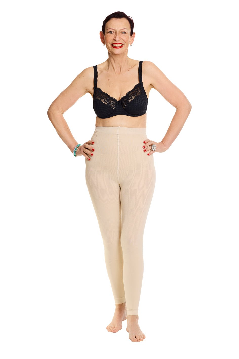 Silber Welle Kompressions Leggings 55-150KG Gewicht Klasse 1