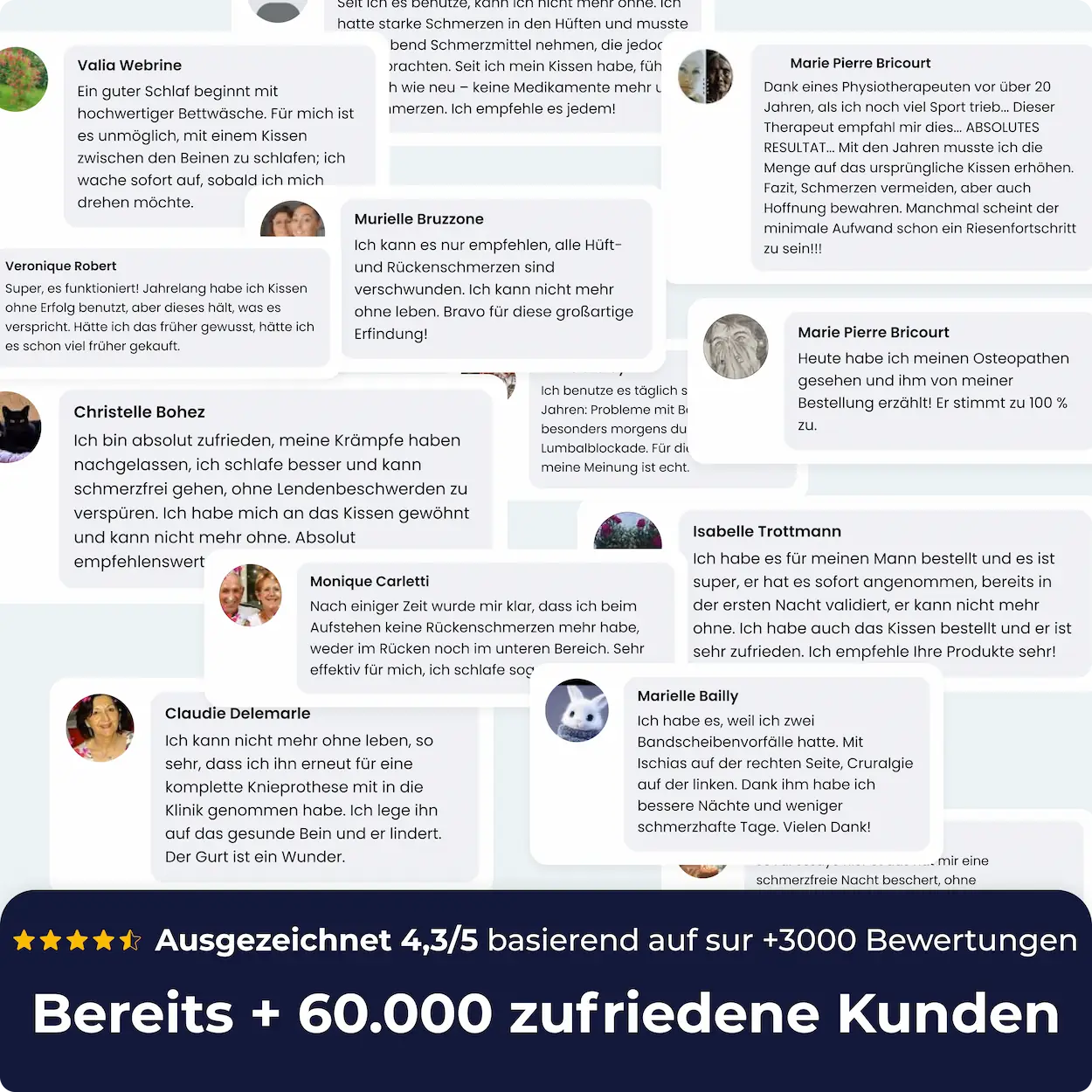 Kneelora™ – Orthopädisches Kissen für entspanntes Schlafen