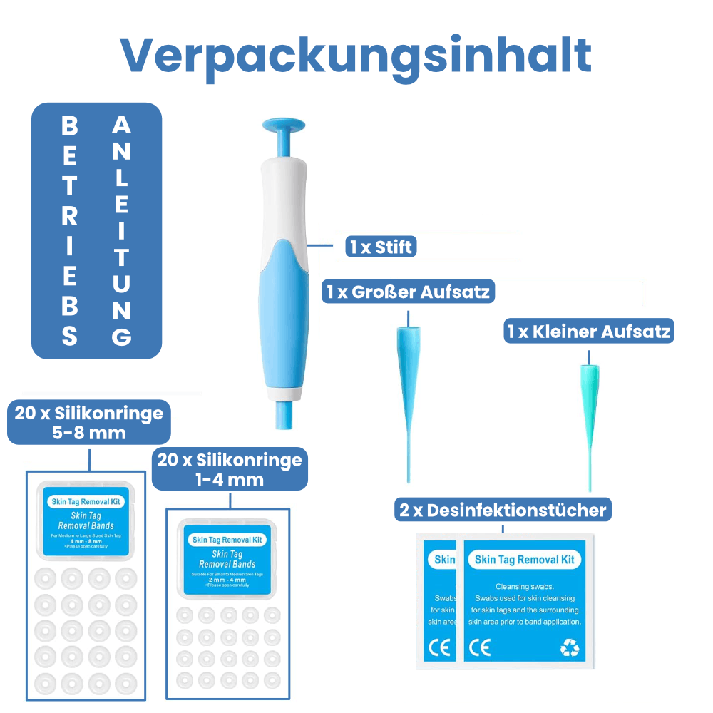 Schnell wirkende Warzenfrei-Lösung zur Entfernung von Stielwarzen – für jedermann