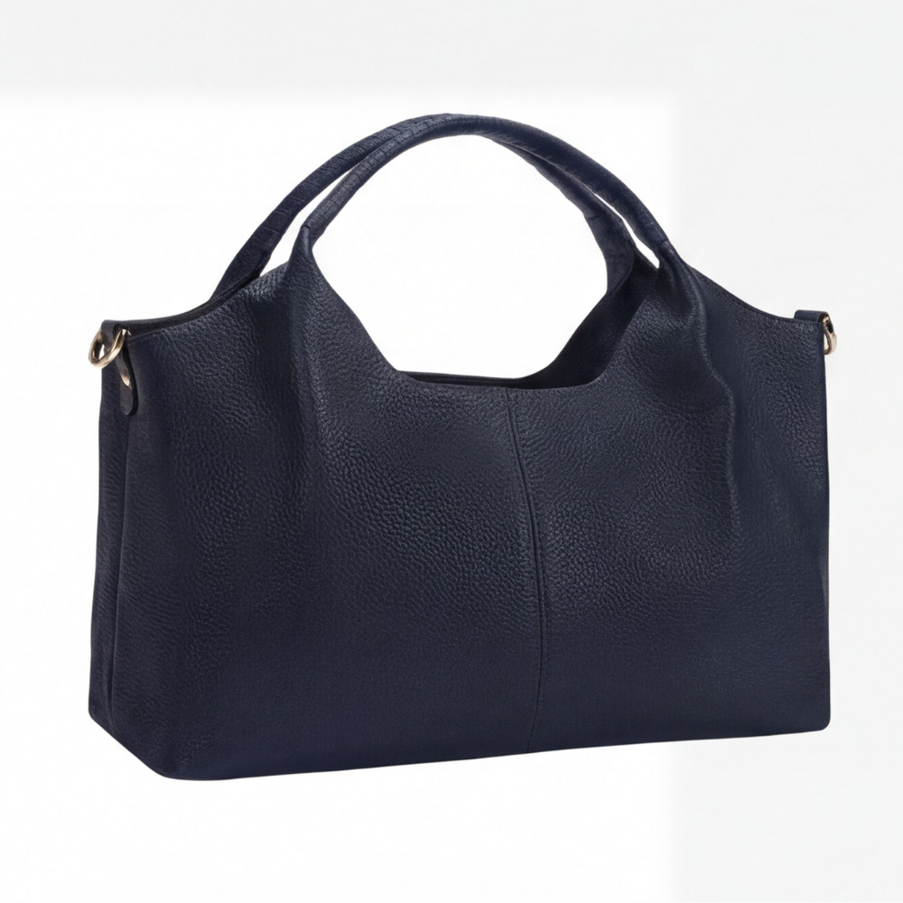 AmberCurve™ | Weiche Leder-Hobo-Tasche mit mehreren Fächern