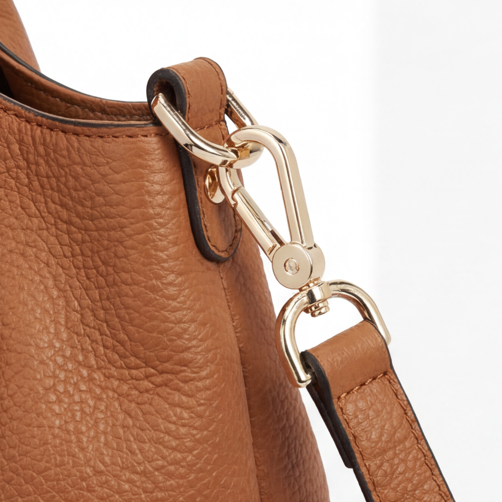 AmberCurve™ | Weiche Leder-Hobo-Tasche mit mehreren Fächern