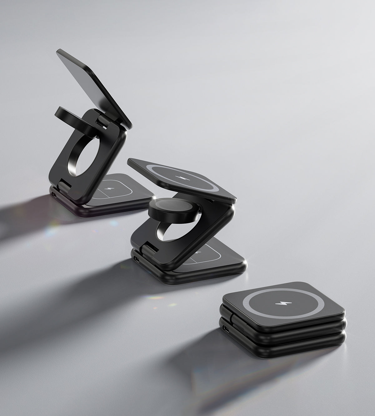 3-in-1 Wireless Charging Stand | Ordnung & Schnellladen