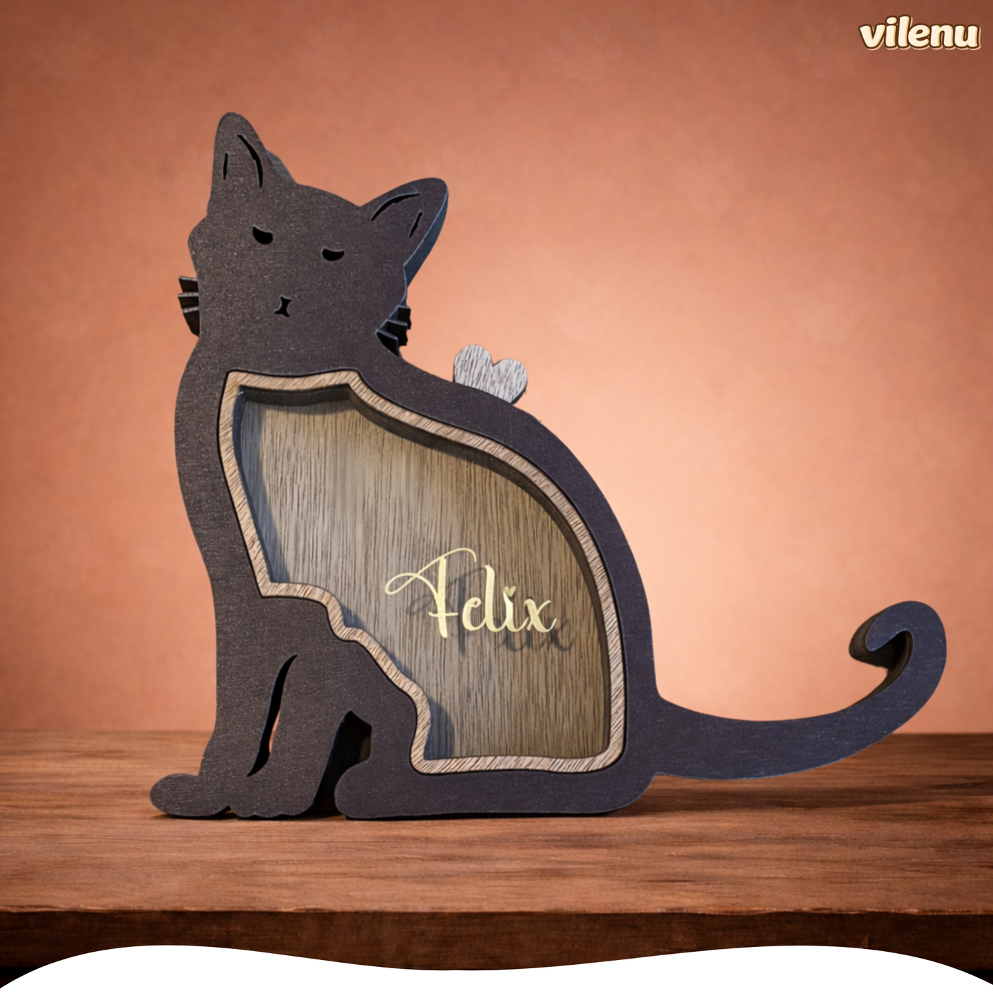 Fellora™ - Personalisierte Erinnerungsbox für Katzenfell