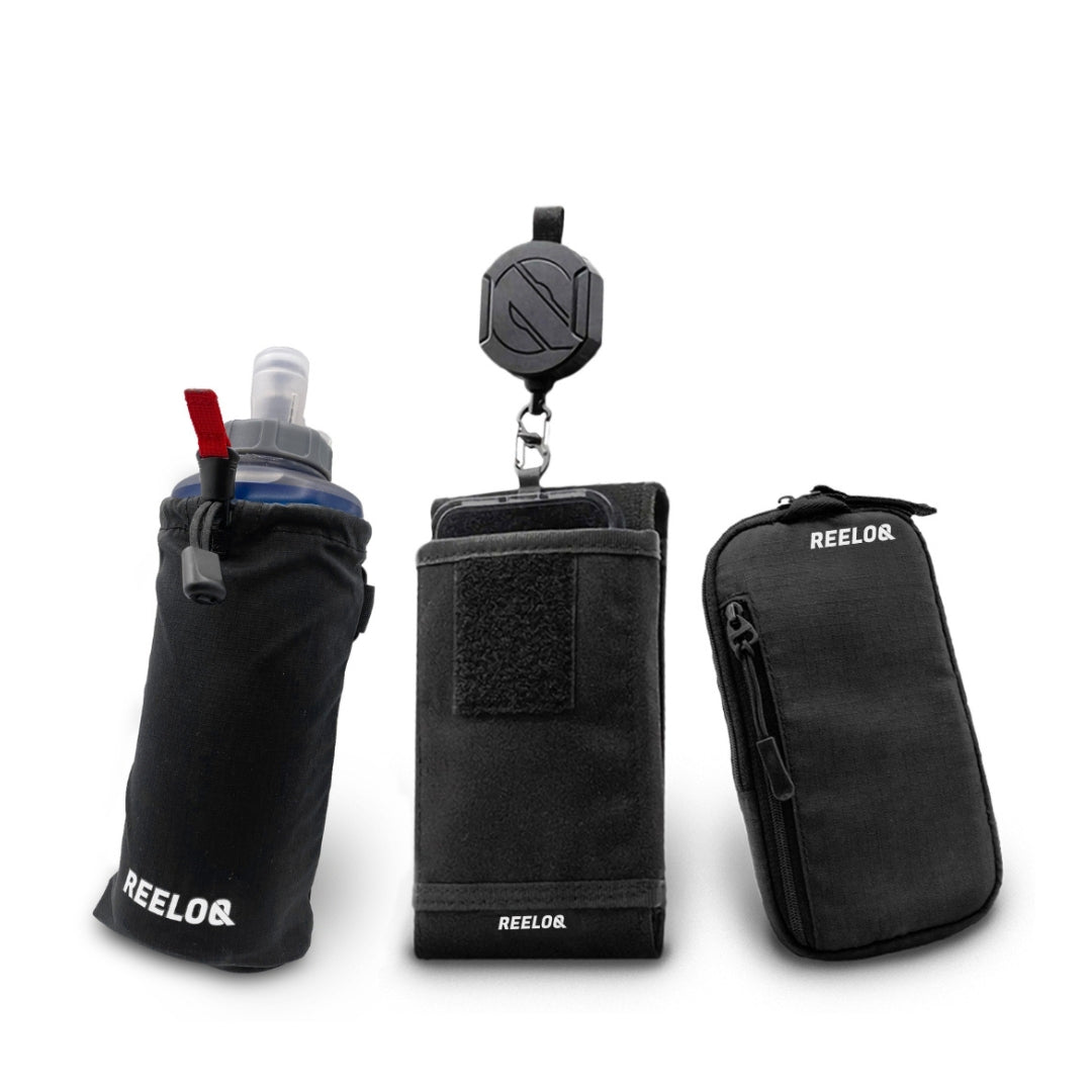 Das REELOQ™ Mountaineer Set hält dein Handy bereit für jedes Abenteuer
