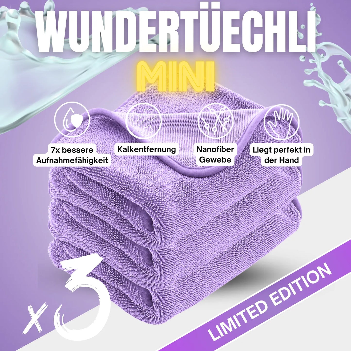 Wunderella™ – Mini-Tuch für schnelle und einfache Reinigung