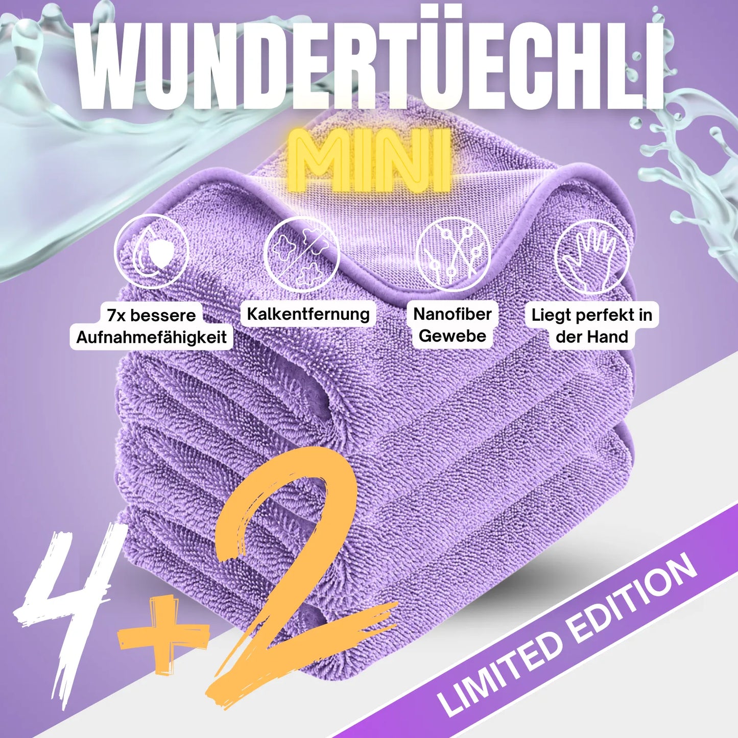 Wunderella™ – Mini-Tuch für schnelle und einfache Reinigung