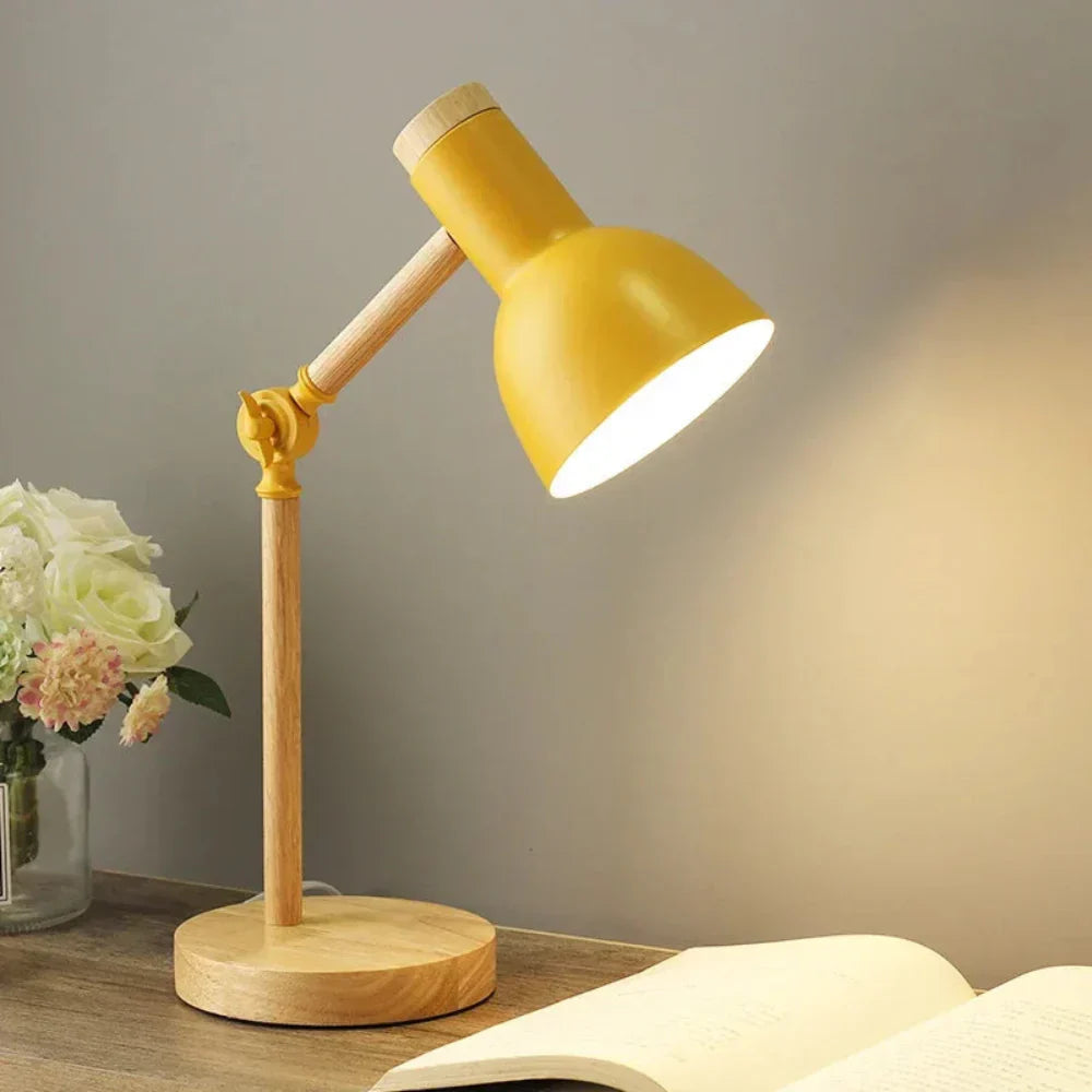 LumoWood™ | Verstellbare Schreibtischlampe aus Holz