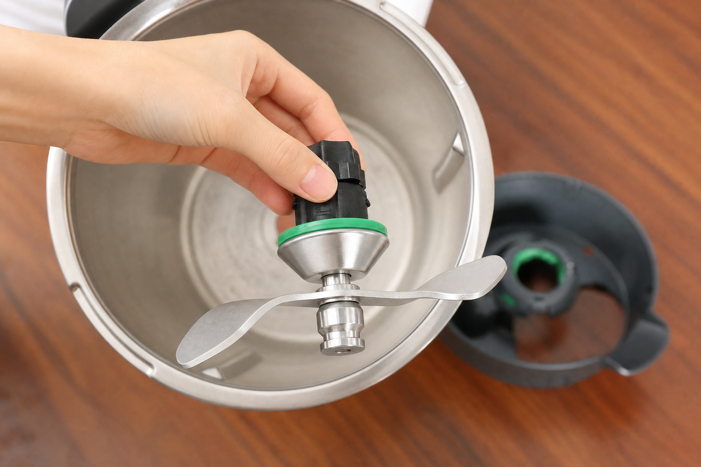 TeigPro™ - Edelstahl-Teigflügel für Thermomix – Falten statt Schneiden