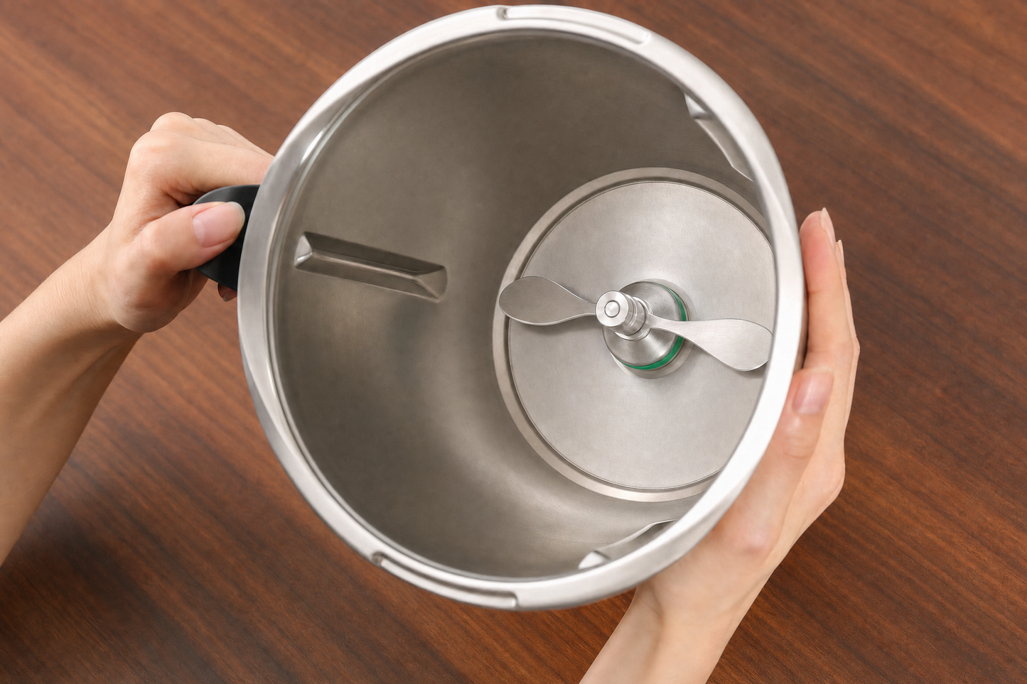 TeigPro™ - Edelstahl-Teigflügel für Thermomix – Falten statt Schneiden