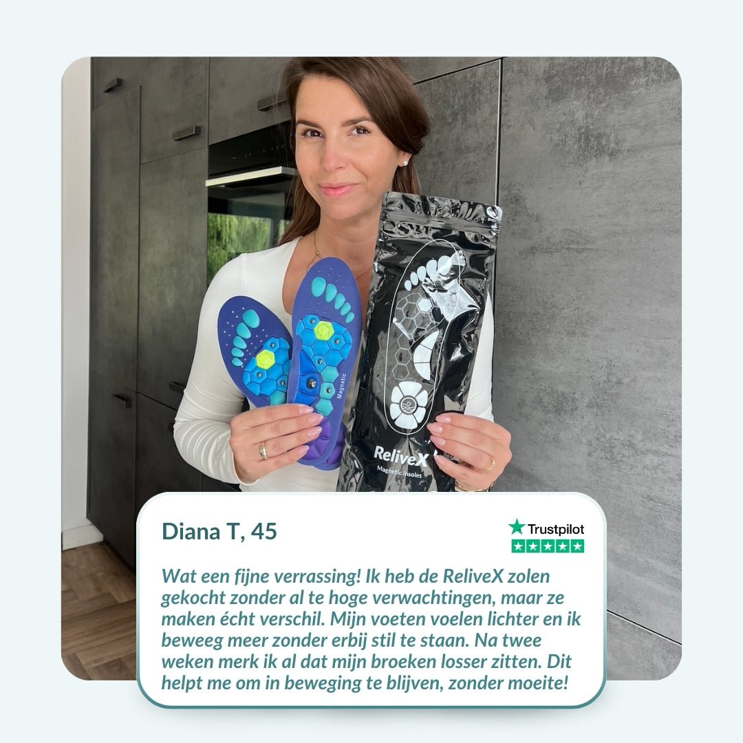 Relivora™ | Magnetische Einlegesohlen für mehr Bewegung & Leichtigkeit