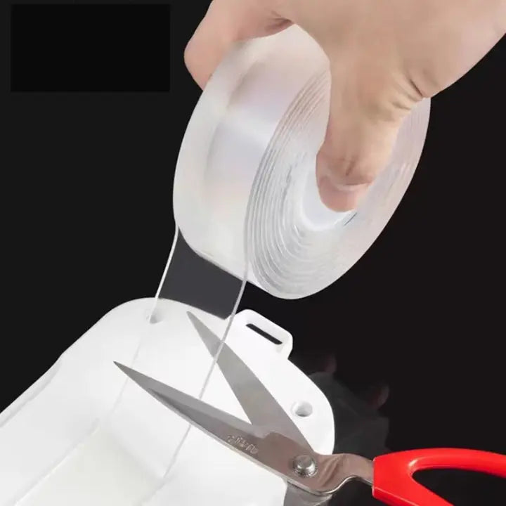 Nano Klebeband – Doppelseitig | Transparent, wiederverwendbar & vielseitig