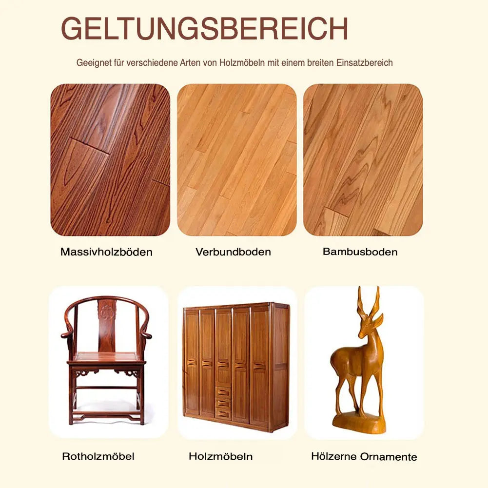 Natürliches Bienenwachs für Holzpflege (2er-Set)