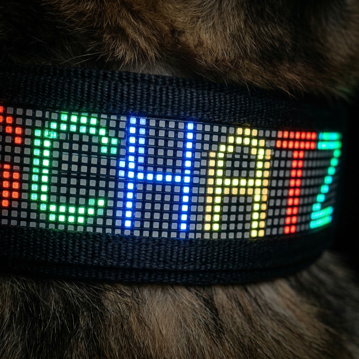 PetFlare LED-Halsband für Hunde – mit Namen & App-Steuerung