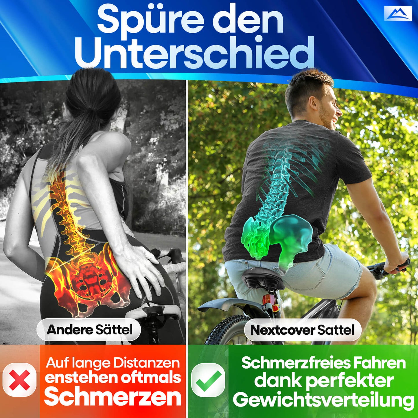 NEXTCOVER® | Fahrradsattel ComfortOne - das Original