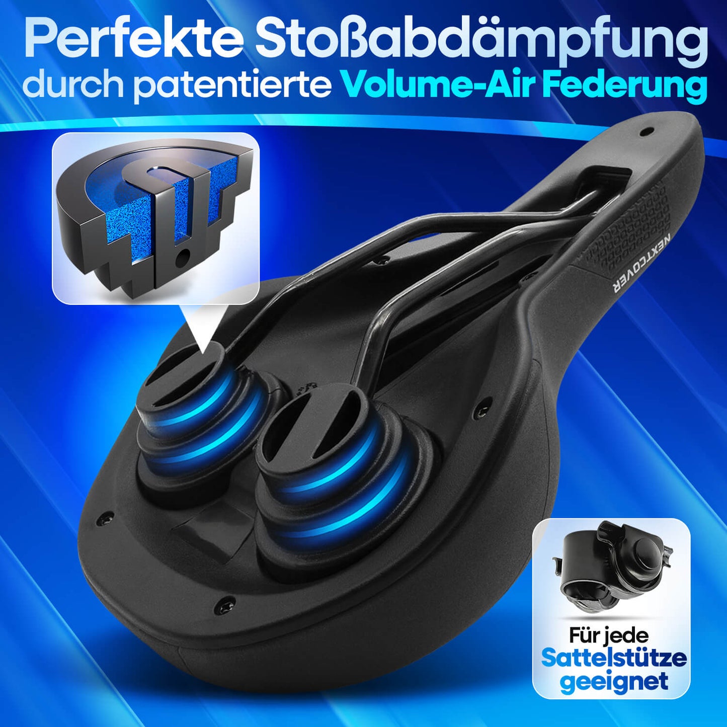 NEXTCOVER® | Fahrradsattel ComfortOne - das Original