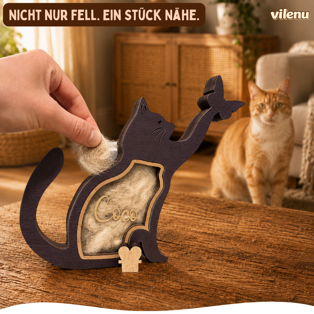 Fellora™ - Personalisierte Erinnerungsbox für Katzenfell