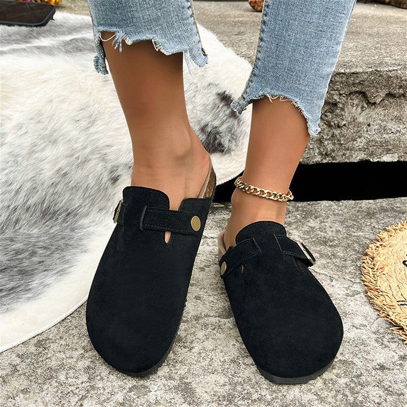 Baotou Slipper Damen | Sommerlicher Komfort mit stylischer Schnalle
