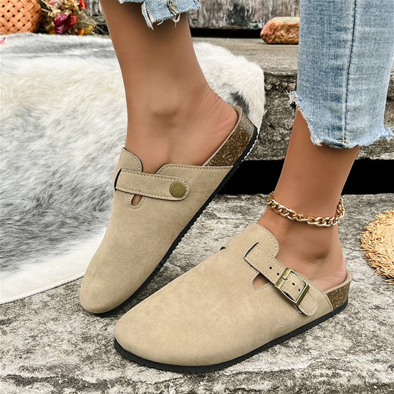 Baotou Slipper Damen | Sommerlicher Komfort mit stylischer Schnalle
