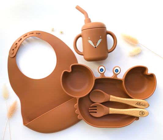Gabin Essens-Set für Kinder | Krabben-Design