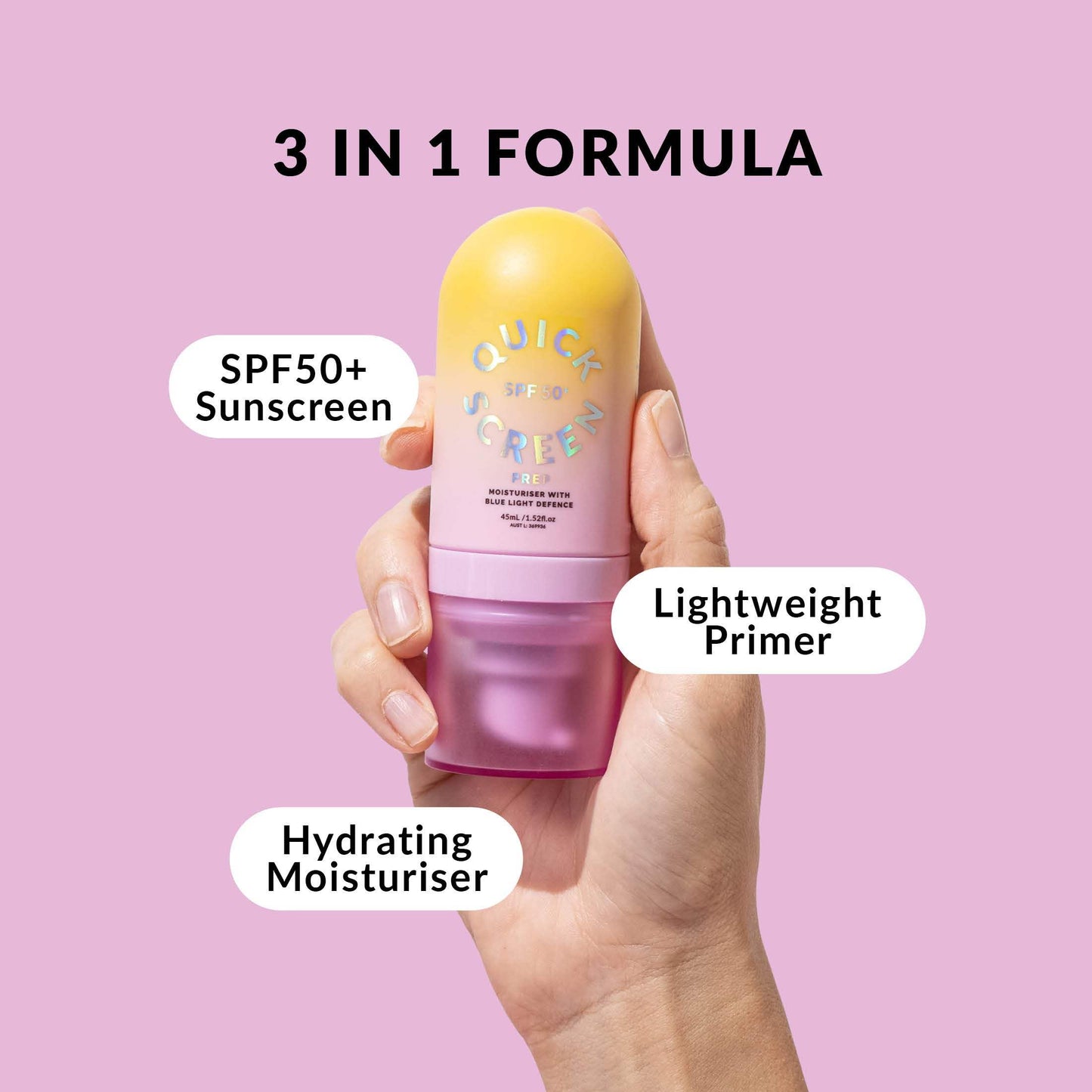 SPF 50+ Prep & Set Bundle | Primer, Moisturizer & Setting Spray mit Sonnenschutz