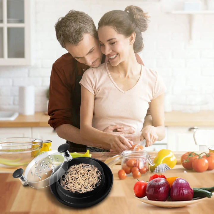 Fleisch-Zerfaserer mit Sichtdeckel