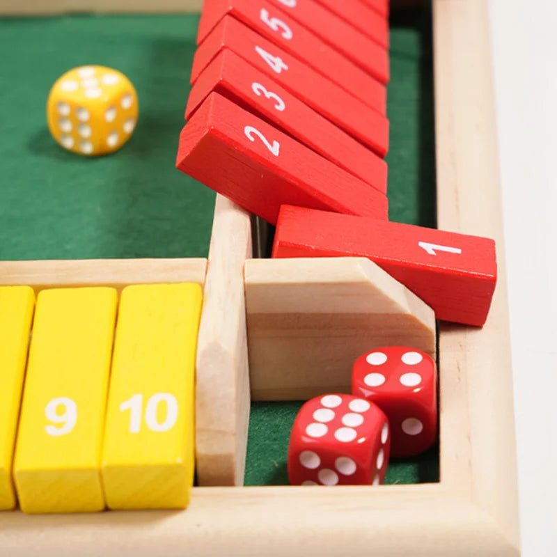 FlipBox™ | Shut-The-Box Familienspiel für 4 Spieler