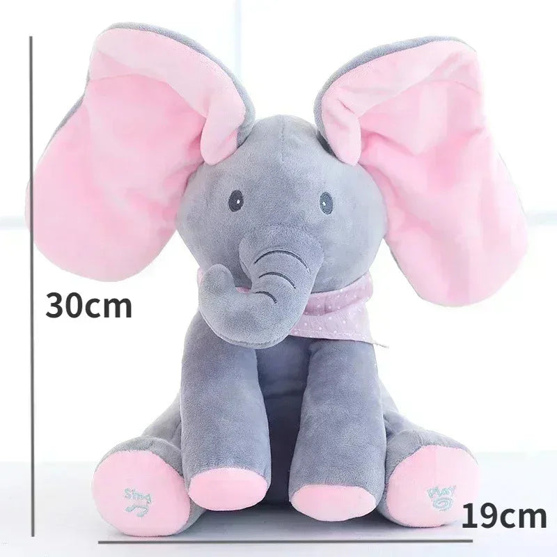 PeekPal™ | Sprechender Plüschelefant, der spielt, singt und Freude bereitet