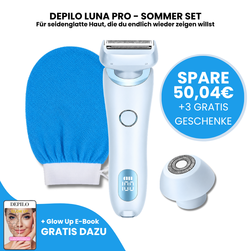 Lunelle™ Haarentfernungs-Set für glatte Haut im Sommer