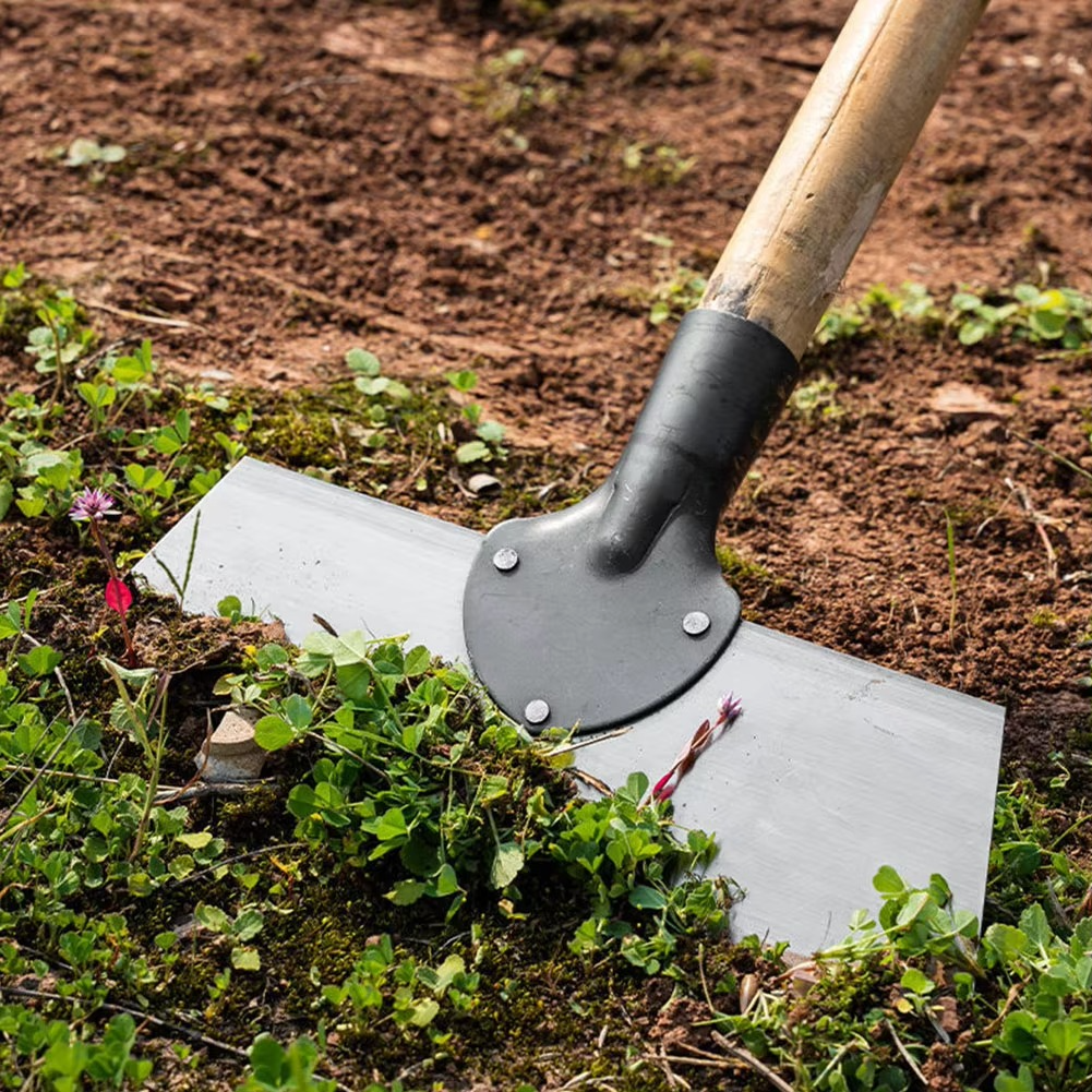 PowerScrape™ | Gartenhacke & Schaber – Manganstahlklinge mit Holzstiel
