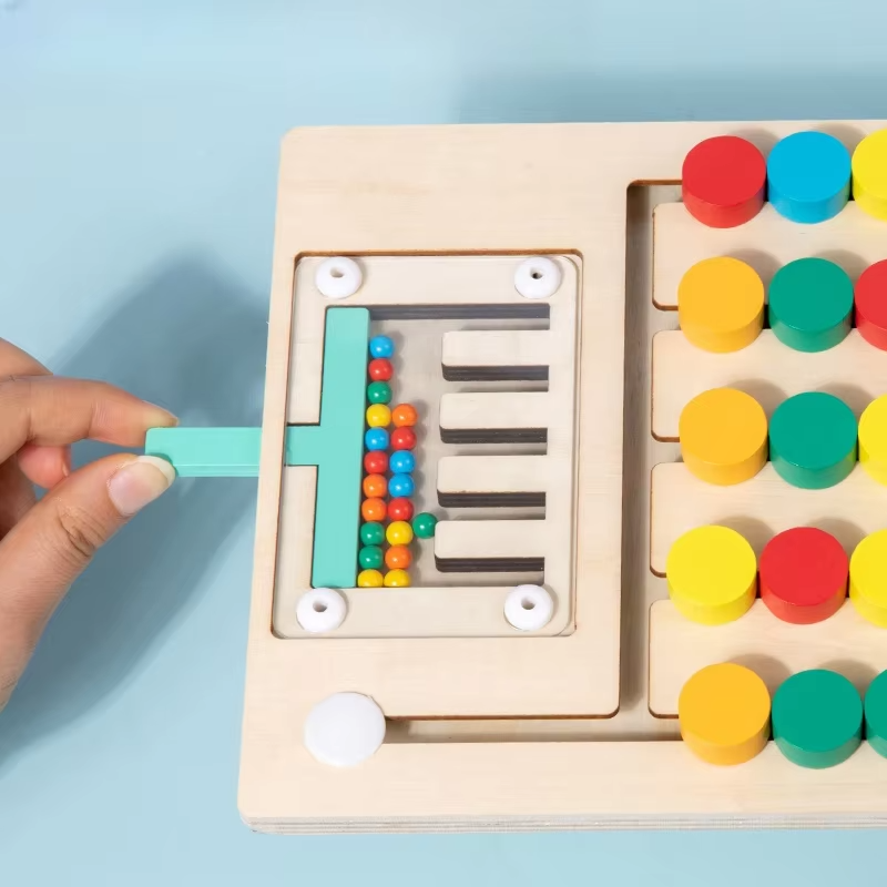 50% RABATT | ColorLogic™ | Montessori Farb- & Logikspiel für konzentriertes Lernen ohne Bildschirm