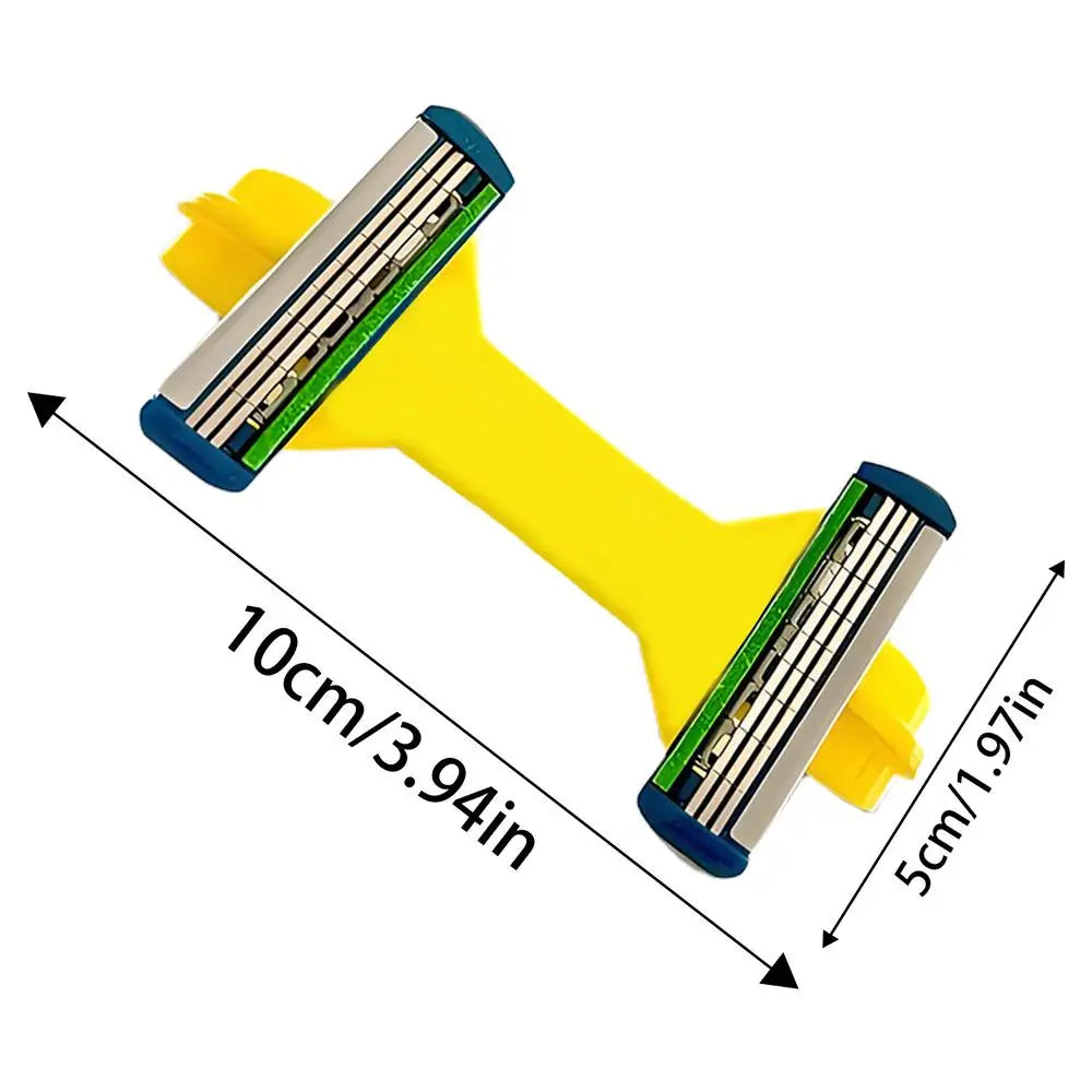1 + 1 GRATIS | Head Shaver | Doppel-Klingen Sicherheitsrasierer für Kopf, Bart & Körper
