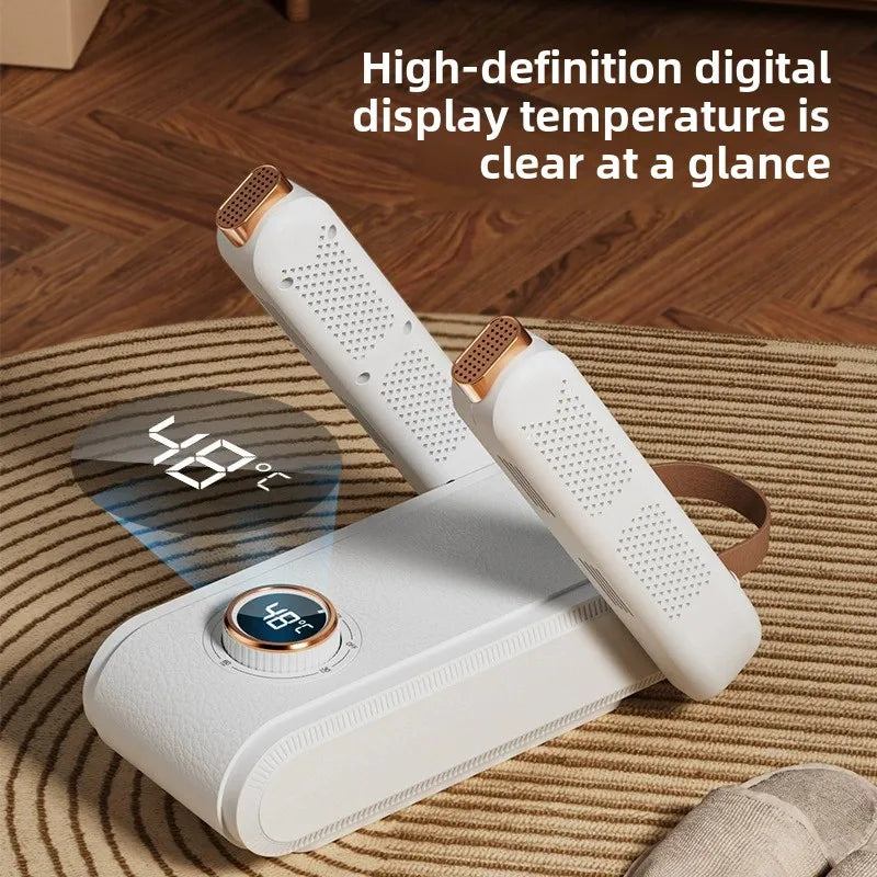 Faltbarer Schuh- & Stiefeltrockner | Schnelles Trocknen mit Heißluft